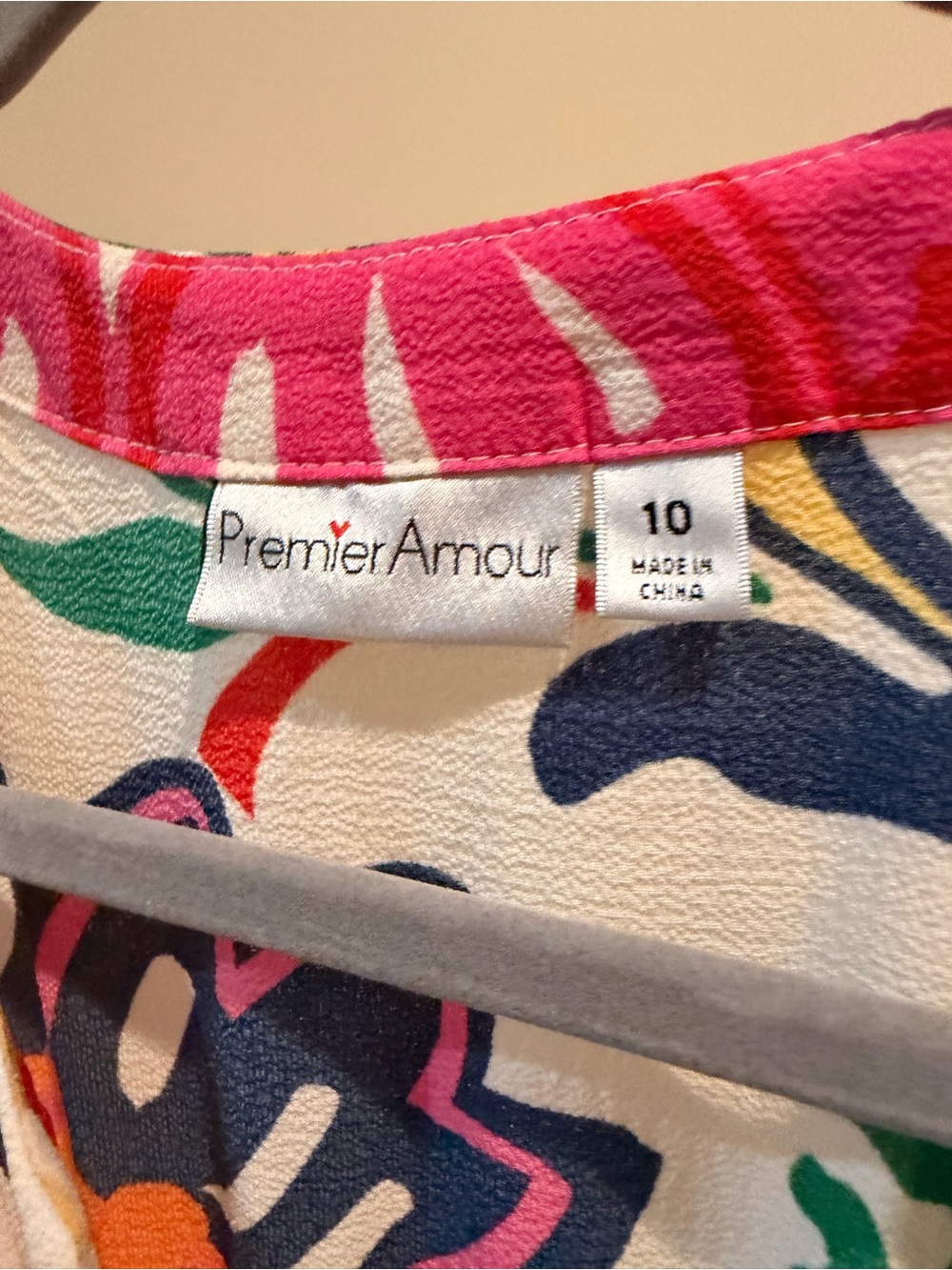 Premier Cream Maxi Dress with Multicolor Floral Print - Picture 4 of 7